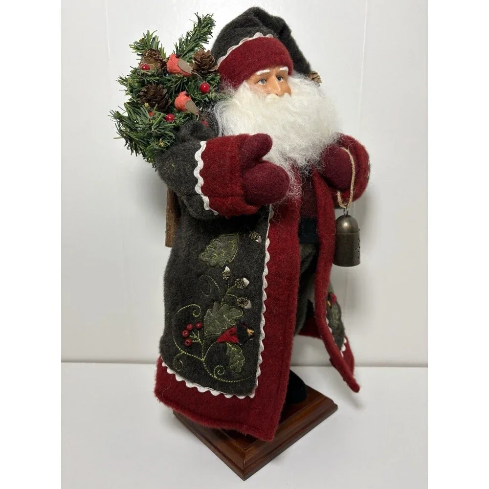 Vintage Handcrafted Christmas St. Nicholas Collectible Doll Santa’s Workshop